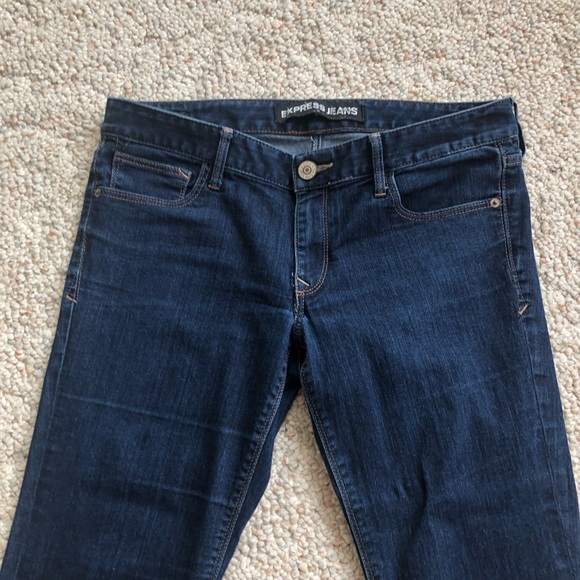 Express Jeans 10 Long Low rise Skinny